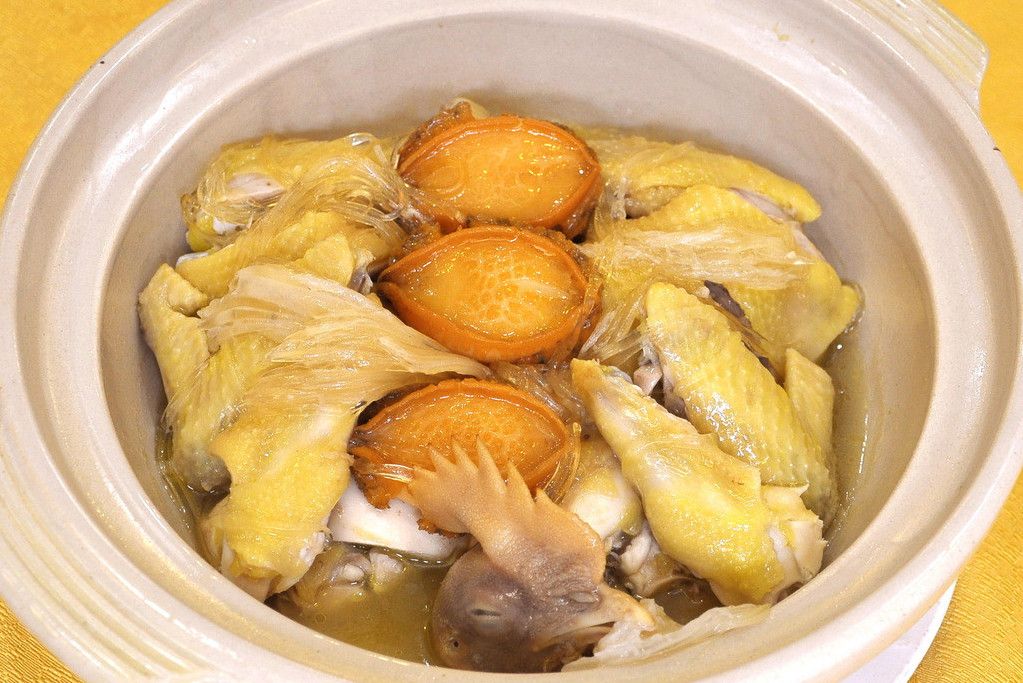 鮑翅燉雞