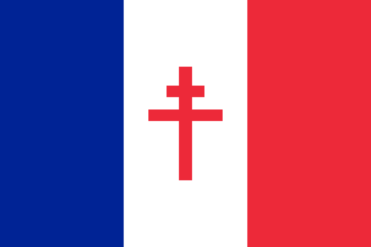 自由法國旗幟——“洛林十字”旗