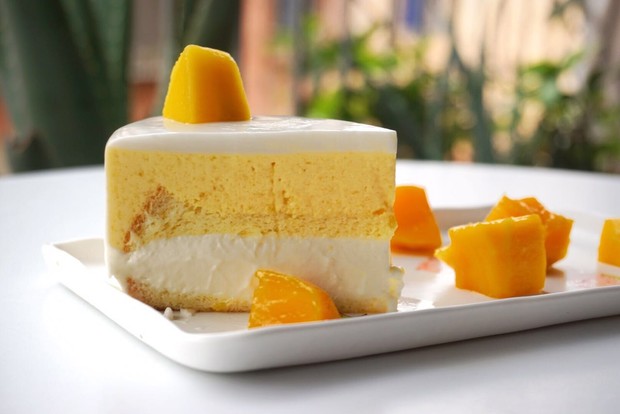 優酪乳芒果慕斯蛋糕
