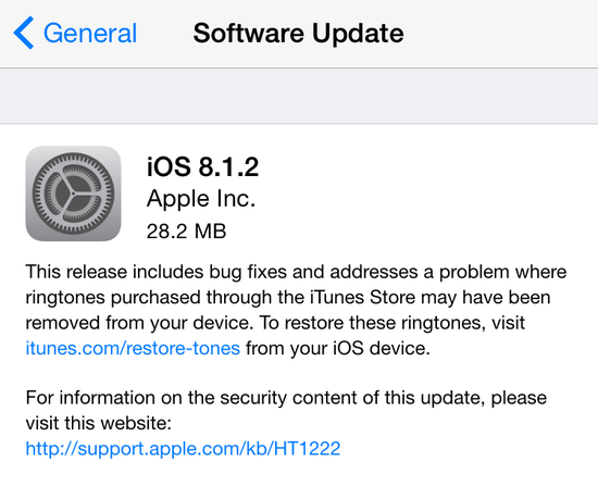 iOS8.1.2