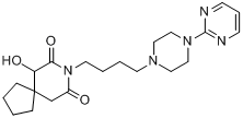 6-羥基-8-[4-（嘧啶-2-基）-1-哌嗪基丁基]-8-氮雜螺[4,5]癸烷-7,9-二酮