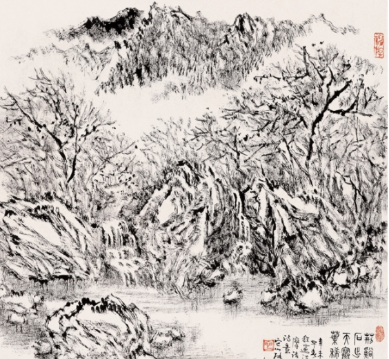 荊溪白石出 荊溪白石出