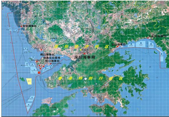深圳海事局管轄區域