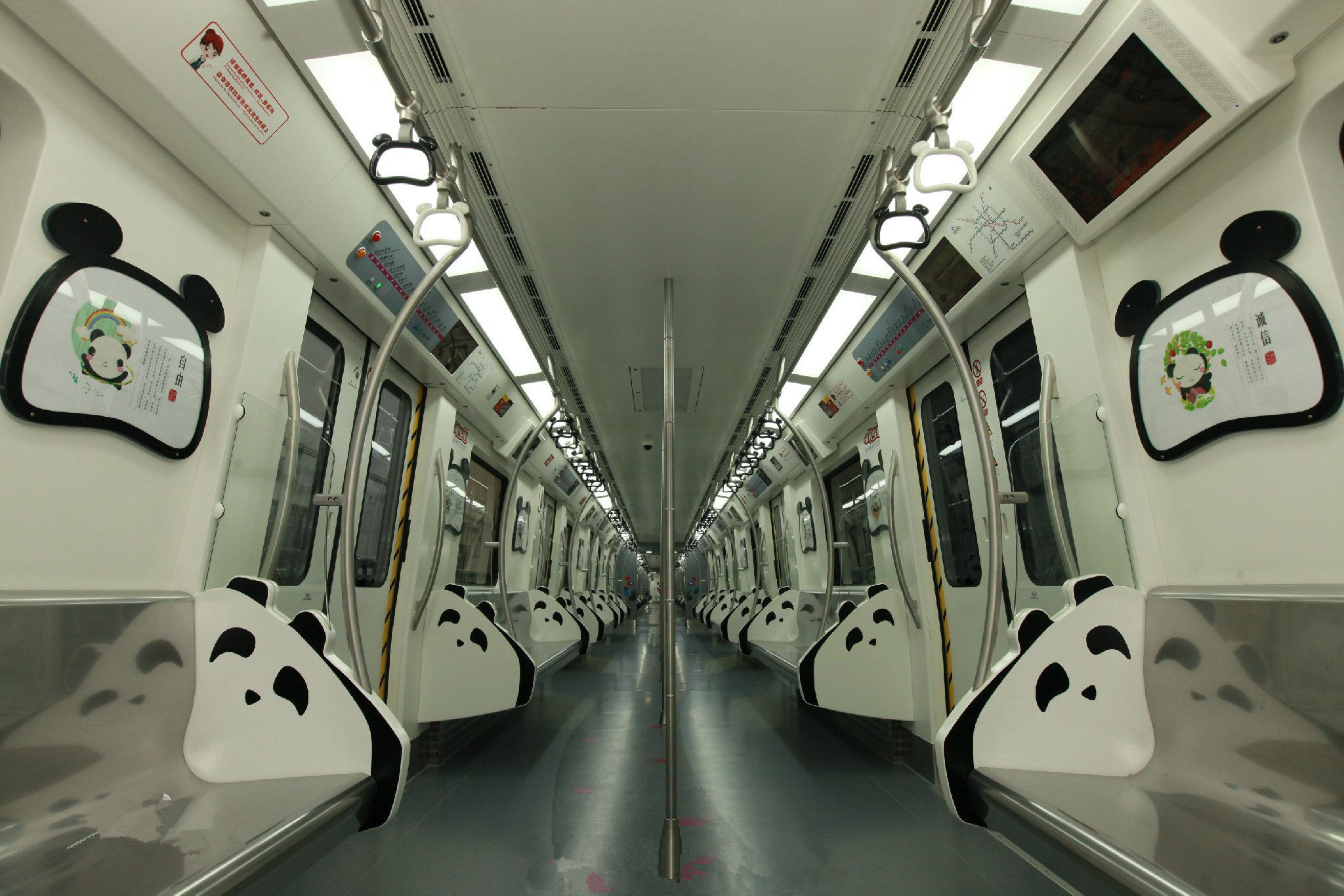 3號線“盼達”號熊貓主題列車
