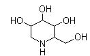 1-脫氧野尻黴素結構式