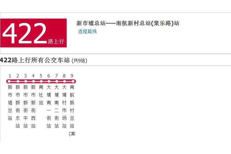 廣州公交422路 廣州公交422路