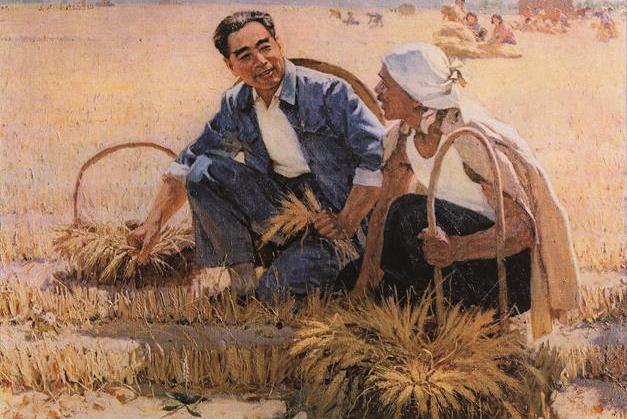 心連心(高潮1978年創作的油畫作品) 心連心(高潮1978年創作的油畫作品)