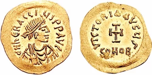 席哈克略皇帝發行的金幣