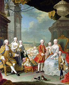 1754年的女王一家