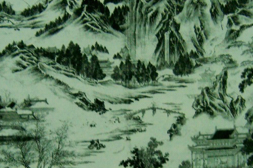 滕王閣圖(宋代郭熙創作繪畫) 滕王閣圖(宋代郭熙創作繪畫)