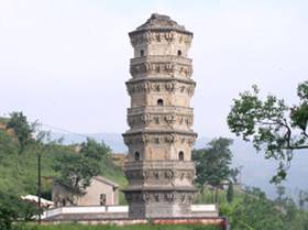 安金藏墓直立塔