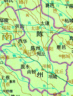 陳郡歷史地圖