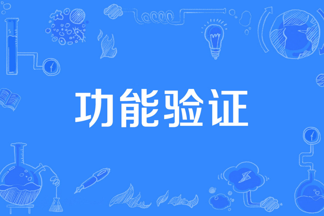 功能驗證 功能驗證