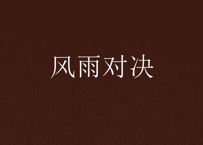 風雨對決 風雨對決