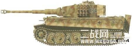 在Wosilickes一帶作戰的510重坦克營老虎