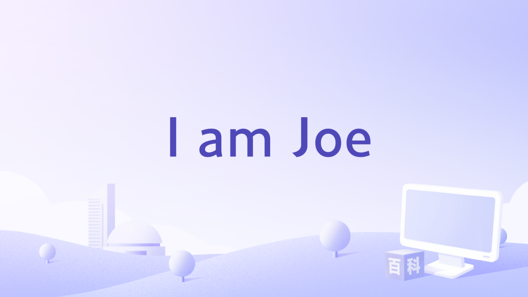 I am Joe I am Joe