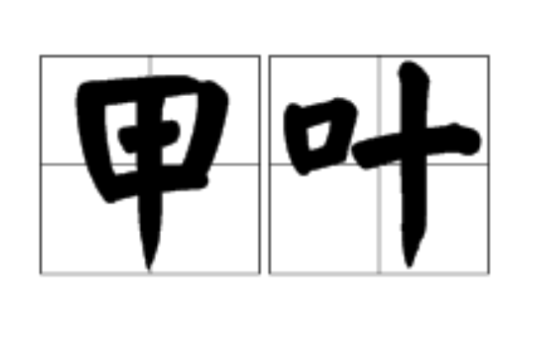 甲葉 甲葉