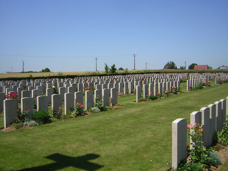 英軍陣亡將士的墓地