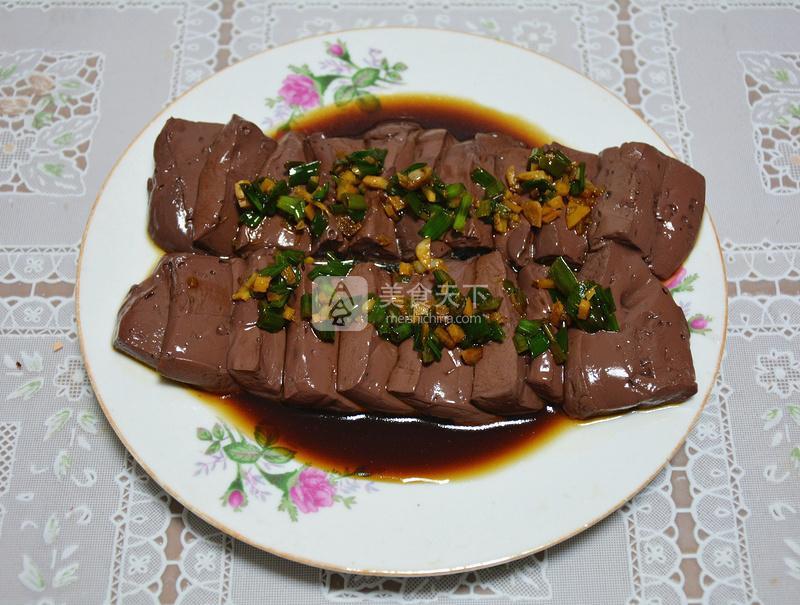 蘸汁鴨血 蘸汁鴨血