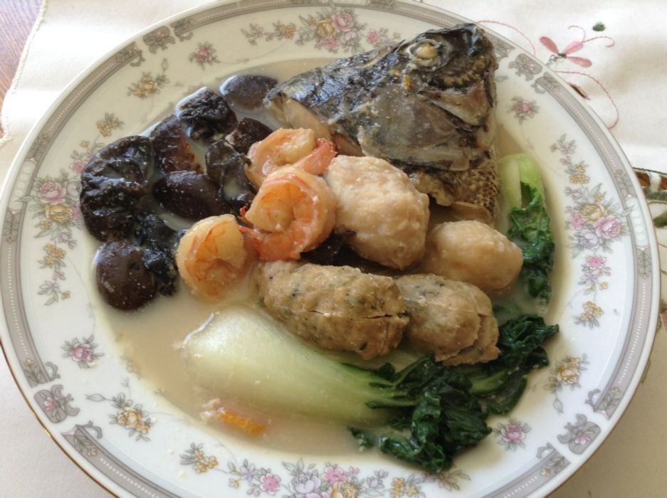 豆漿魚頭鍋