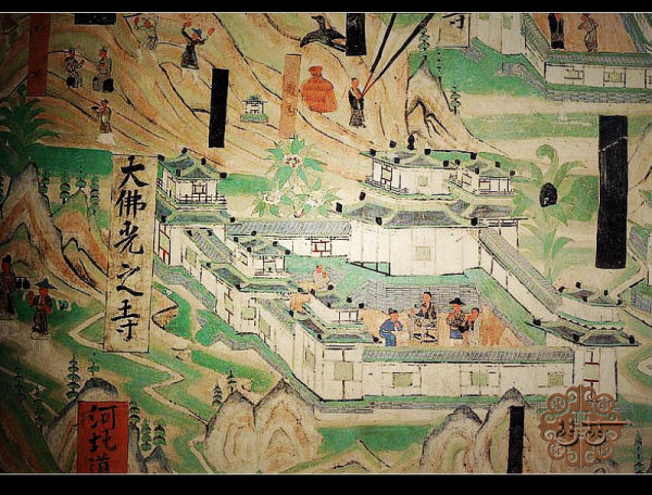 敦煌壁畫中的大佛光寺