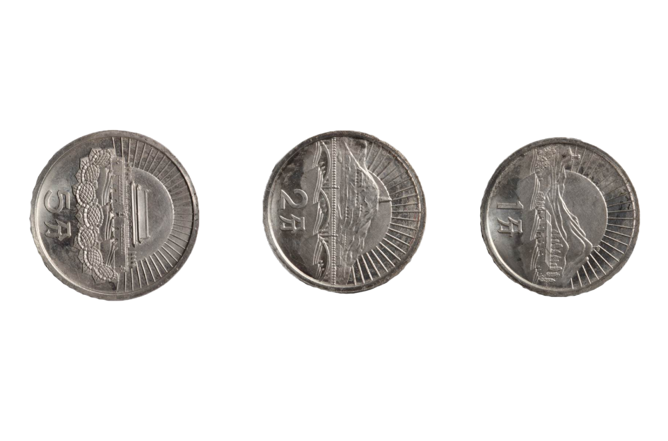 現代人民幣硬幣鋁樣幣一套