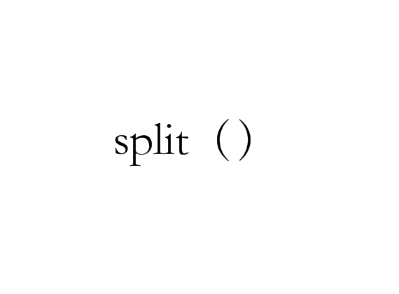 split函式