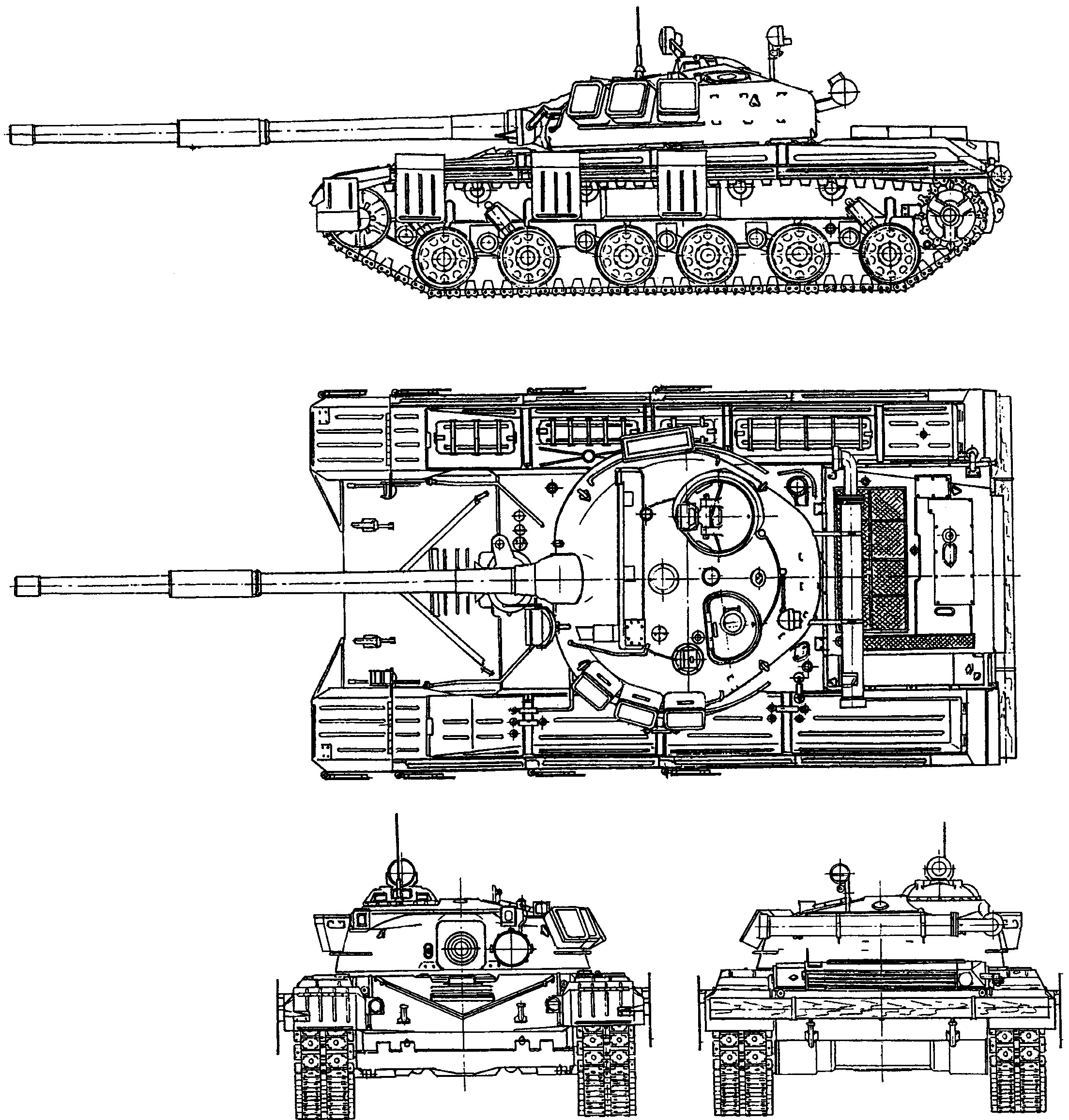 T-64三視圖