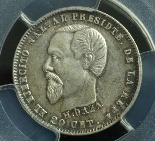 印有達薩總統頭像的硬幣