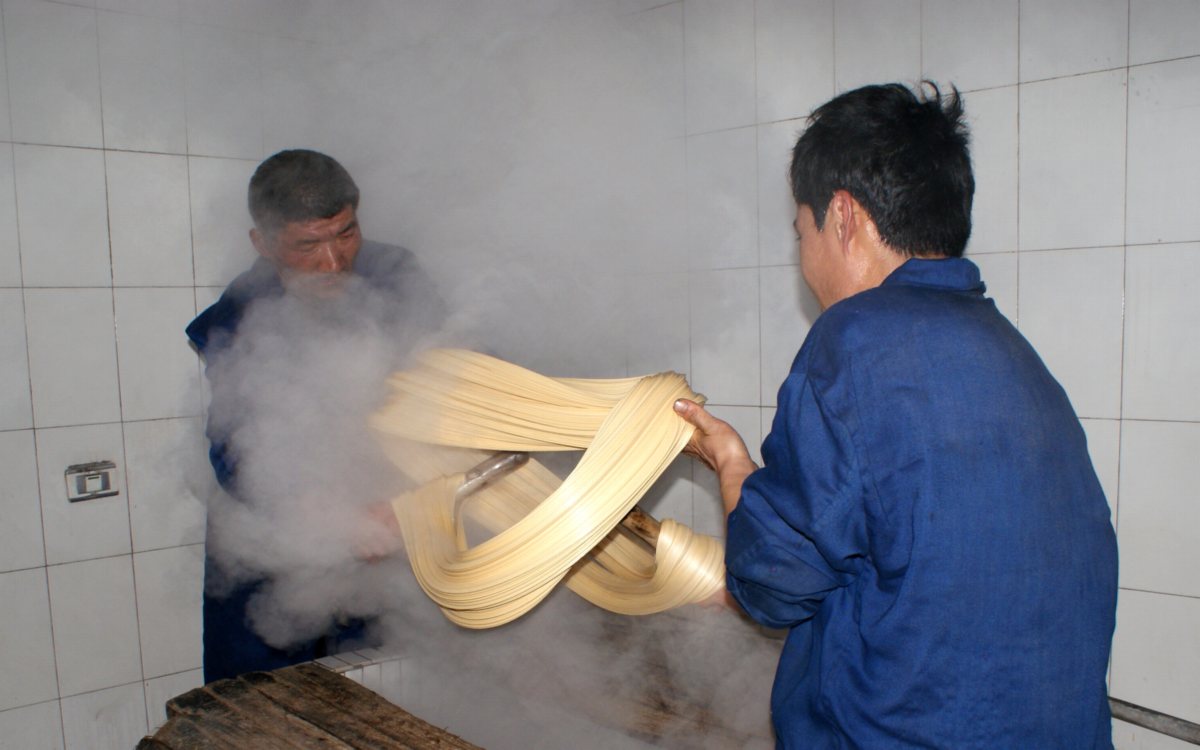 瓊鍋糖製作過程中照片