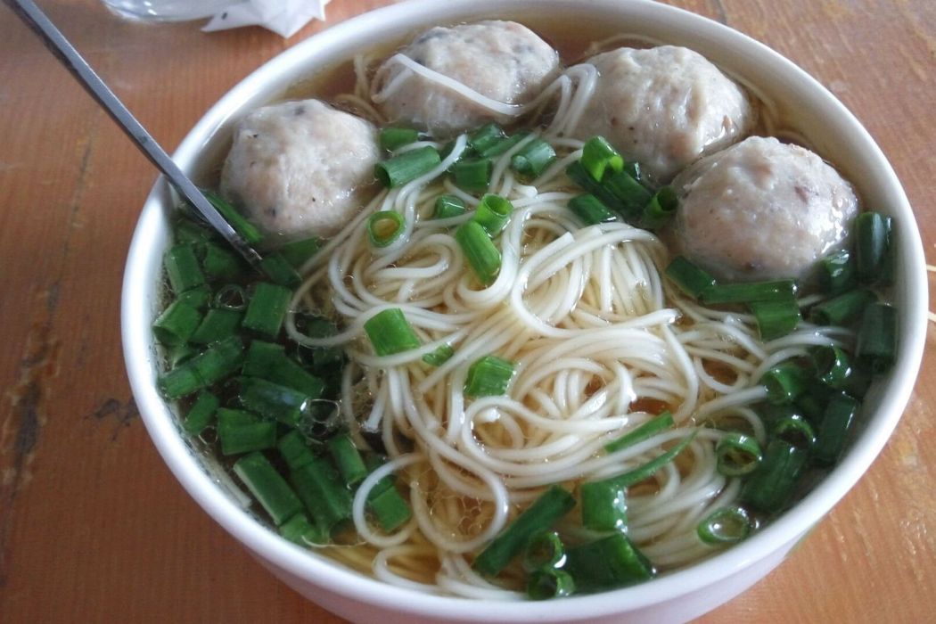 蟹香肉丸面 蟹香肉丸面