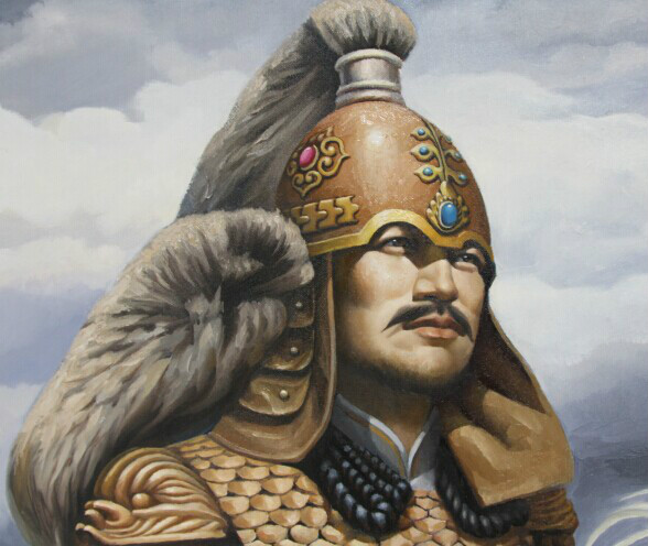 成吉思汗(油畫)