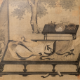 槐蔭消夏圖(中國南宋時期絹本設色繪畫文物) 槐蔭消夏圖(中國南宋時期絹本設色繪畫文物)