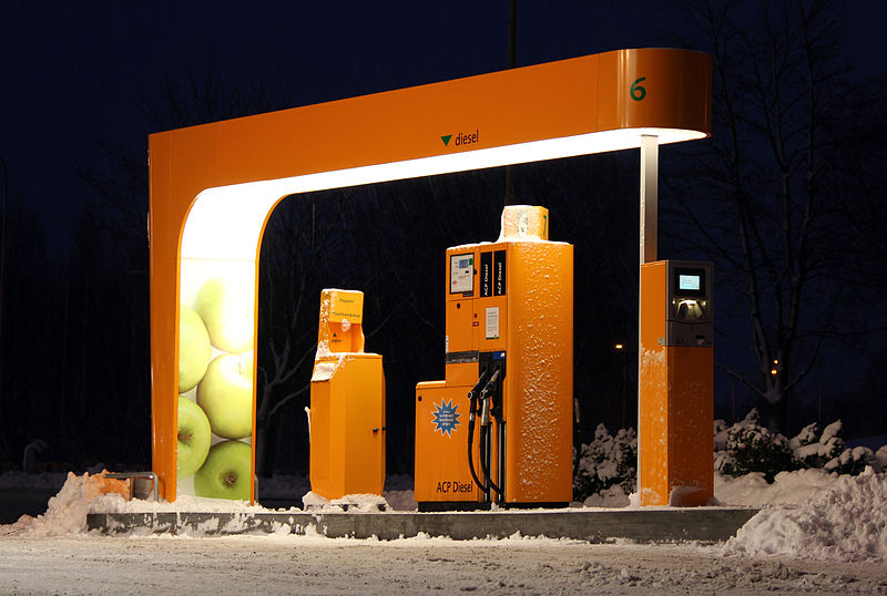 生質柴油的加油站