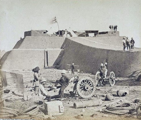 被侵略軍占領的北塘炮台