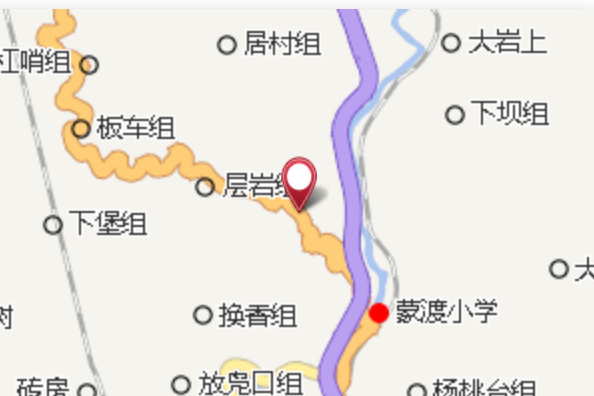 蒙渡埡口 蒙渡埡口