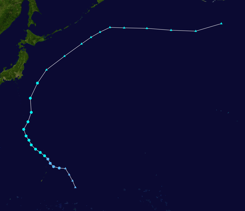 2012年第19號颱風“馬力斯”路徑圖