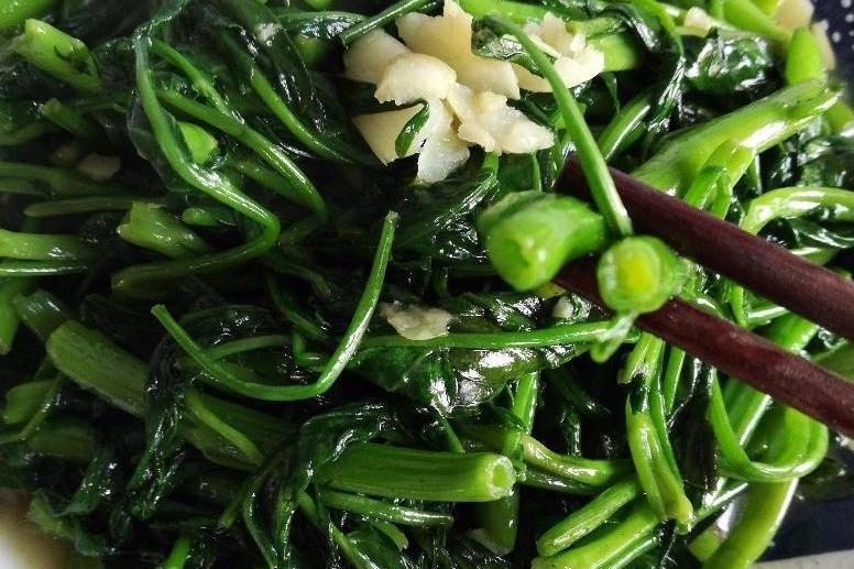 蒜熗通菜 蒜熗通菜