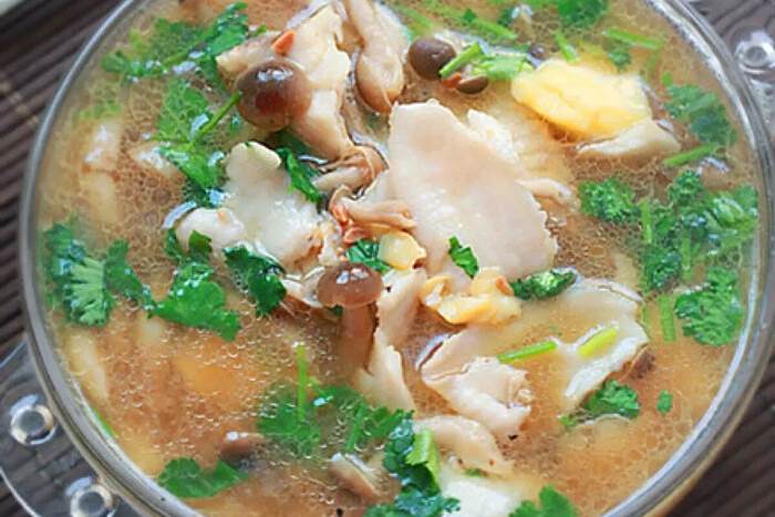 魚片大醬湯 魚片大醬湯