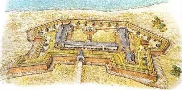 典型的義大利式棱堡城防系統