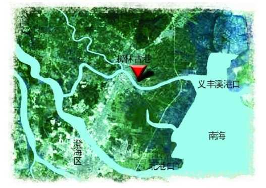 樟林古港在汕頭澄海區的位置