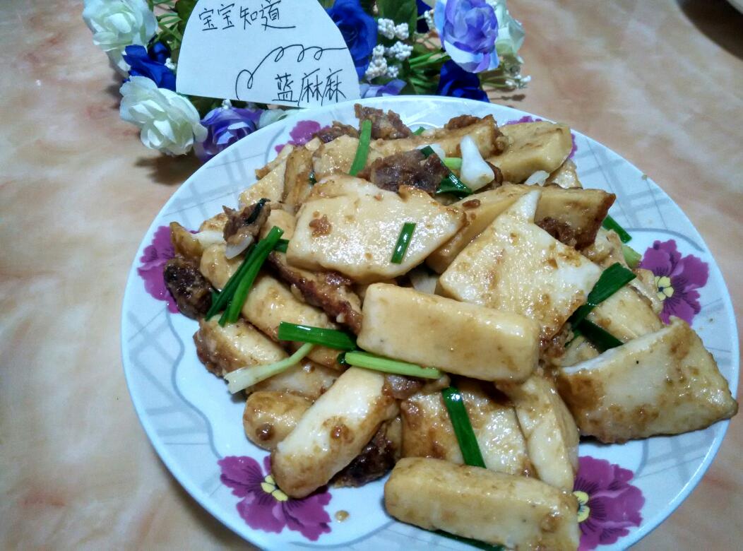 潮汕菜脯燜豆腐