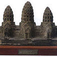 銅塑華富里府三峰塔模型