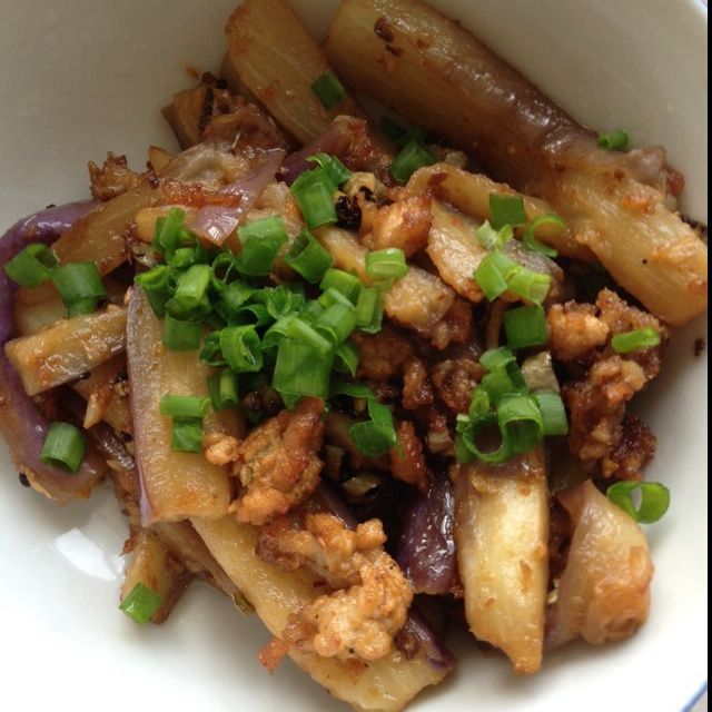 肉沫醬茄子 肉沫醬茄子