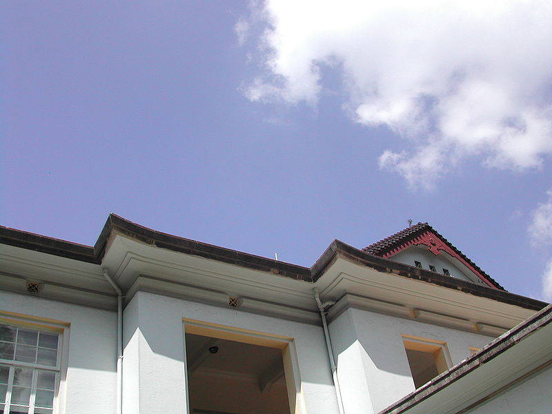 禮賓府的日式屋頂