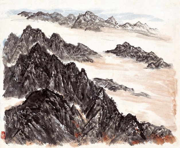 祁連山寫生15 祁連山寫生15