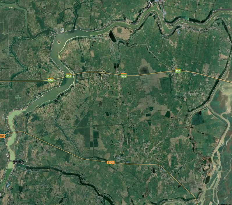涇口鄉谷歌衛星地圖