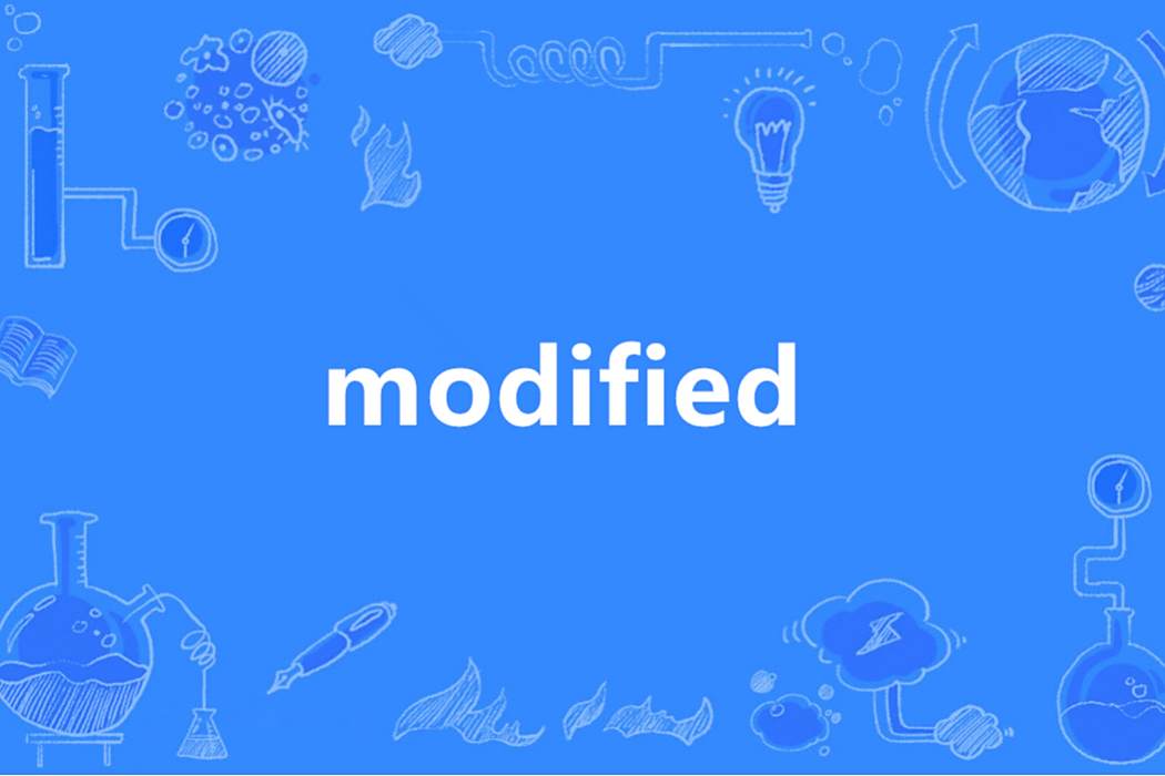 Modified(英語單詞) Modified(英語單詞)