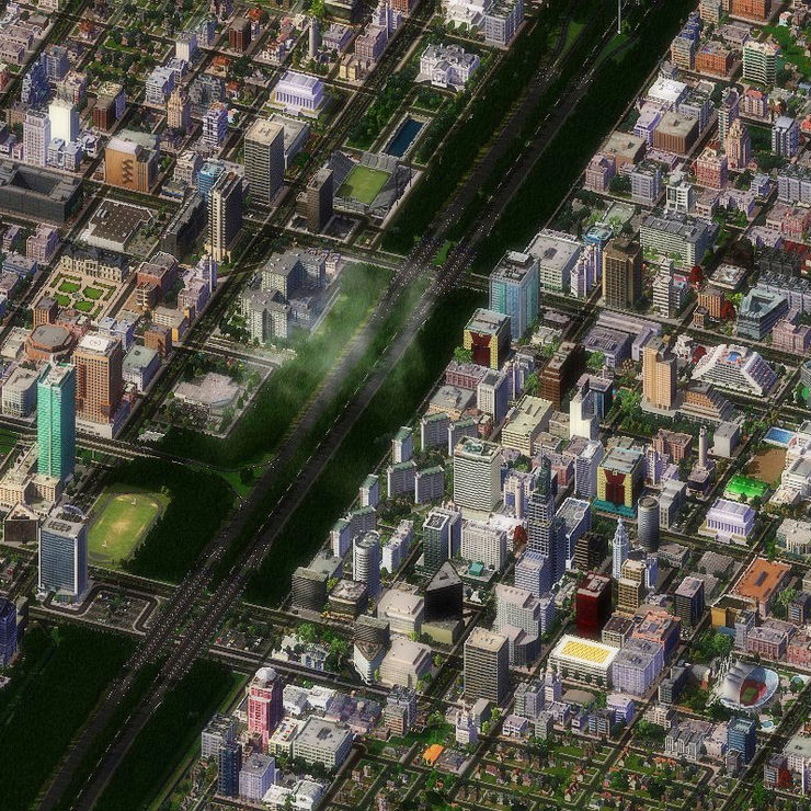 建設完成的城市