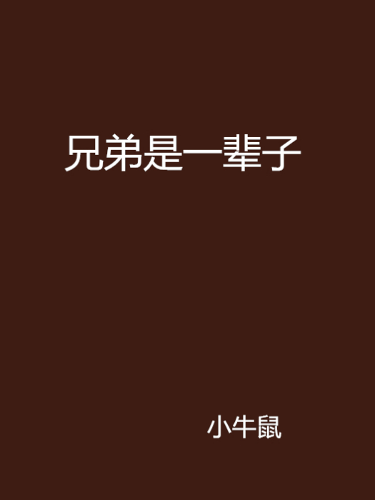兄弟是一輩子 兄弟是一輩子